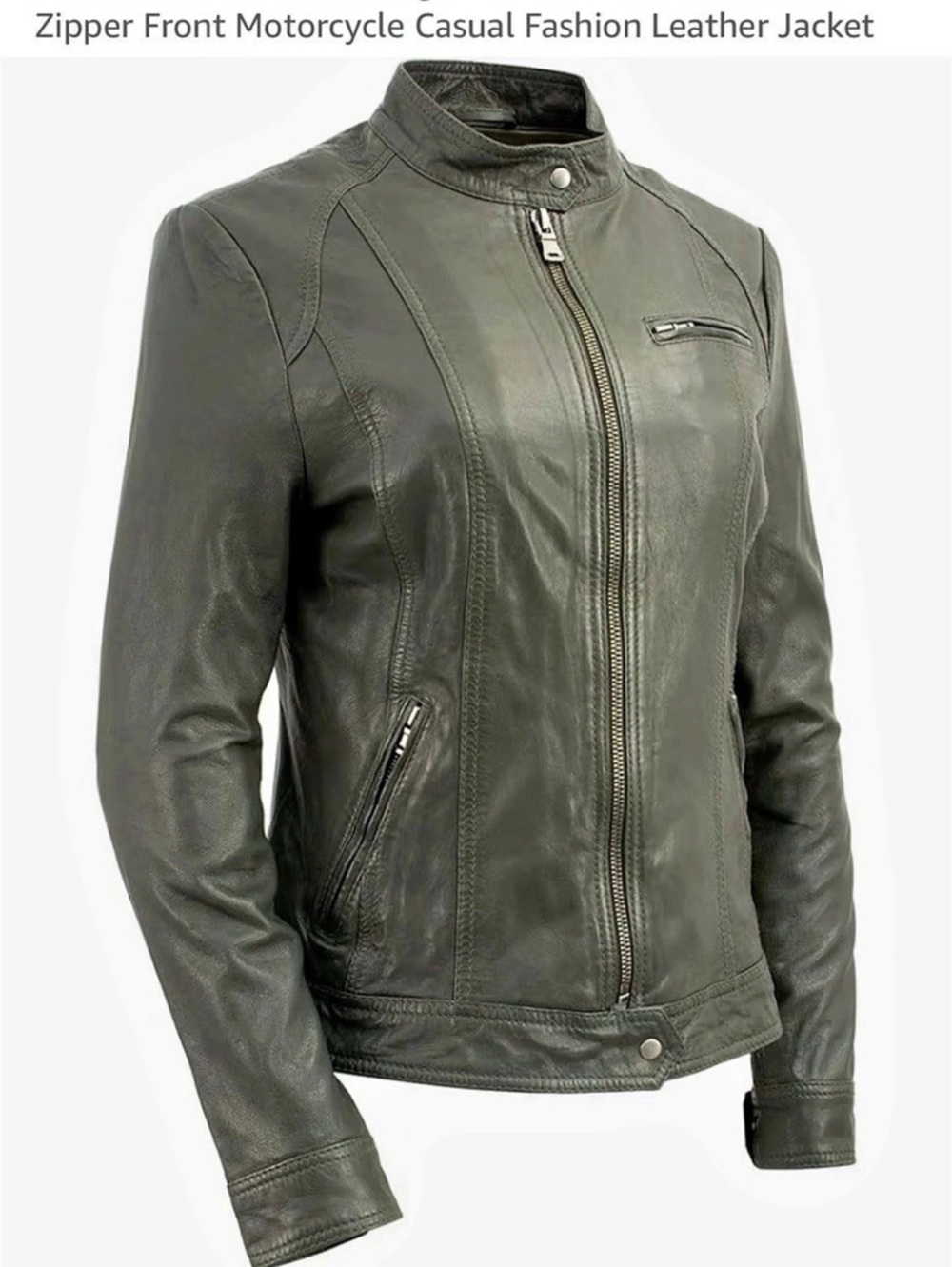 NWT! Milwaukee Leather Jacket (SFL2811) Olive Green Jacket 3XL (12/14/16)